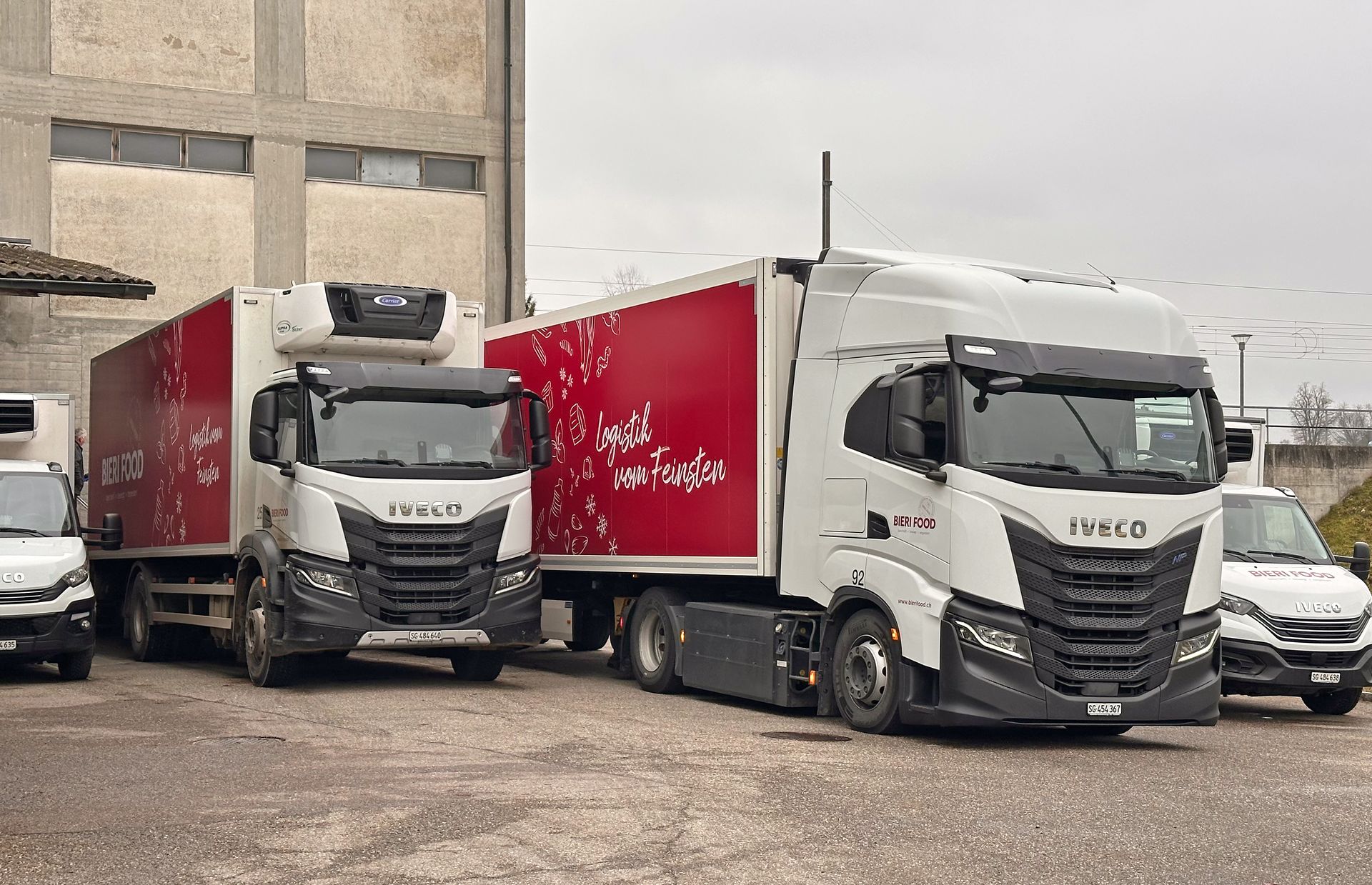 Lastwagen in neuem Design